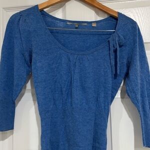 Anthropologie 50’s Inspired Knotted & Knitted Thin Wool Sweater